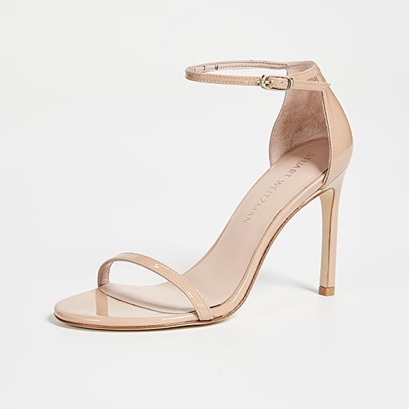 STUART WEITZMAN NUDISTSONG NUDE PATENT HEELS - Picture 3 of 6